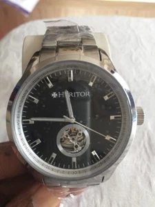 Montre Heritor HERHR7002 Heritor Automatic Crew Collection 5 ATM, Argent - Photo 1/7