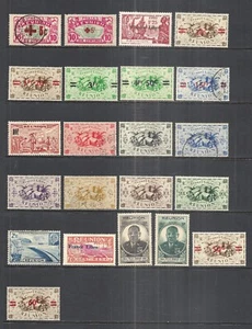 REUNION   VARIOUS MINT HINGED & USED ISSUES    1915 to 1945 - Picture 1 of 2