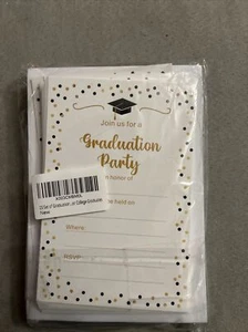 Graduation Invitation Cards High School College Tech School Graduation - Picture 1 of 3