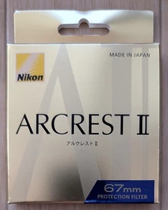 NIKON ARII-PF67 [ARCREST II PROTECTION FILTER 67mm] / AIRMAIL with TRACKING - Picture 1 of 3