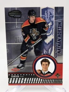💥 2003-04 Pacific Invincible Retail Nathan Horton #111 Rookie RC; Panthers - Picture 1 of 2