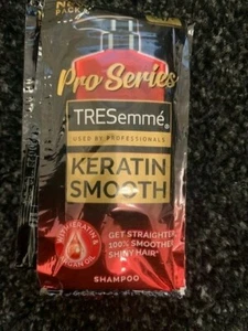 8x TRESemme Keratin Smooth Shampoo Travel Holiday Pouch Pack Sachet 6ml - Picture 1 of 1