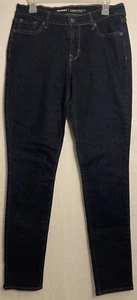Old Navy Women's Blue Jeans Curvy Profile Skinny Stretch Dark Wash Size 10 Long - Picture 1 of 5