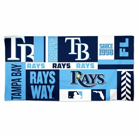 TAMPA BAY RAYS RAYS WAY 30"X60" SPECTRA BEACH TOWEL NEW WINCRAFT 👀 Cover