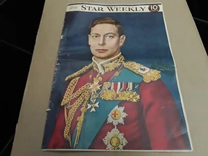 Royalty Newspaper Insert King George 6 Vintage Toronto Star Weekly Magazine 1939 - Bild 1 von 12
