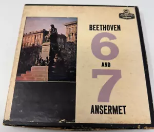 ANSERMET REEL TO REEL BEETHOVEN 6 AND 7 Tested - Picture 1 of 4