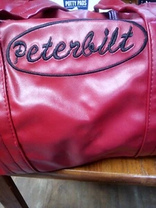 Peterbilt Large Duffel Bag With Black Peterbilt Logo Embroidery - Picture 1 of 3