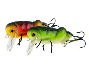 Microbait Grasshopper 29mm 1.7g Flottant Leurre Insecte Perche Truite COULEURS - Photo 1/8