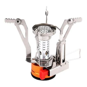 Ultralight Portable Backpacking Gas Butane Propane Outdoor Camp Gas Stove Burner - Picture 1 of 14