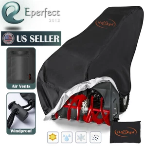 Cubierta soplador de nieve de dos etapas lanzador de alta resistencia almacenamiento impermeable protector UV - Imagen 1 de 9