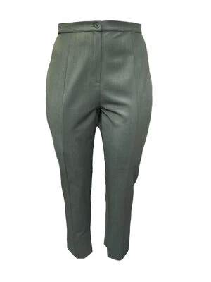 Pantalones ajustados para mujer Marina Rinaldi verde radial nuevos con etiquetas Foto 1 de 3