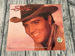 Elvis Presley 16 Month 2001 Calendar by Hometown Graphics Brand - Picture 1 of 10