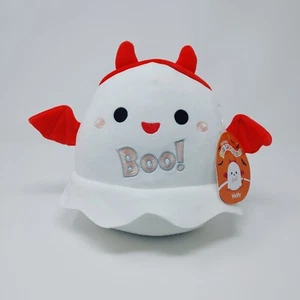 Original Halloween Squishmallow - 8" Melfy The Ghost in Devil Costume - New - Picture 1 of 8