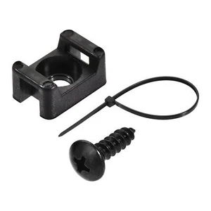 50Satz Nylon Kabelklemme Nylon Kabelbefestigungsclip 14,6mmx10mmx6,85mm schwarz - Bild 1 von 5