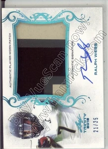 ralph webb rookie rc draft auto jersey patch vanderbilt vandy college 3C #/25 - Picture 1 of 1