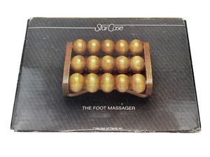 Bloque rodante de madera Star Case The Foot Massager para circulación nuevo en caja - Imagen 1 de 6