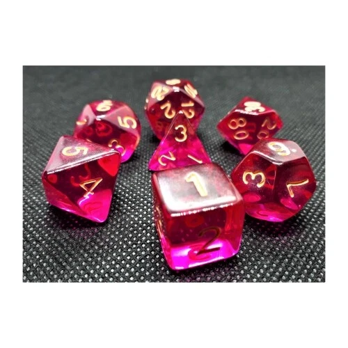 Ensemble De Dés Transparent - BOLLYWOOD (7) - Photo 1/1