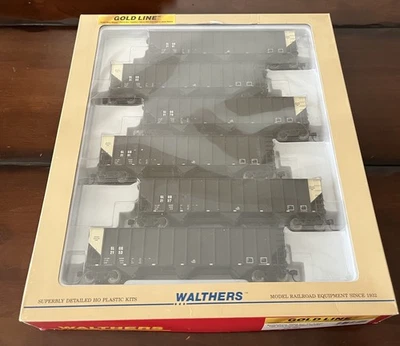 Walthers Gold Line HO 6-Car Set SLGG 100 Ton Coal Hoppers 932-7878 Box Set # 2 - Image 1 of 4
