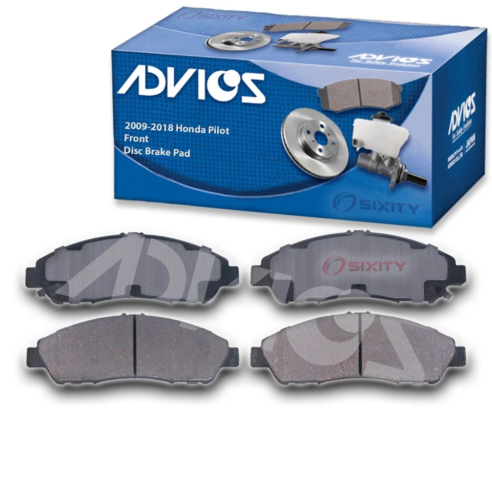 ADVICS Front Disc Brake Pad Set for 2009-2018 Honda Pilot  - Braking Tire ak - Image 1 of 4