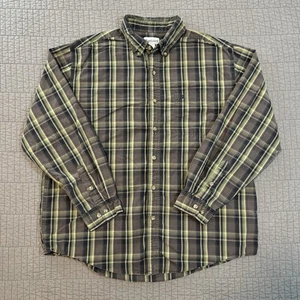 Carhartt Shirt Men's XL Brown Plaid Relaxed Fit Workwear Outdoor Rugged Y2K - Picture 1 of 12