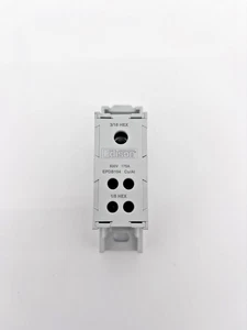 NEW Edison EPDB104 Finger Safe Distribution Block, 600V, 175A, 1G, Gangable. - Picture 1 of 12