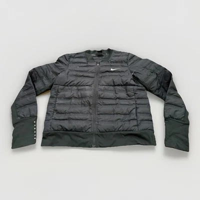 Chaqueta para correr Nike para mujer negra Aeroloft Down Fill talla M MEDIANA 856634-010 Foto 1 de 4