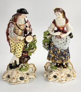 Samson Porcelain Figures, “The Idyllic Musicians”, Paris, c.1880, After Derby - Picture 1 of 11