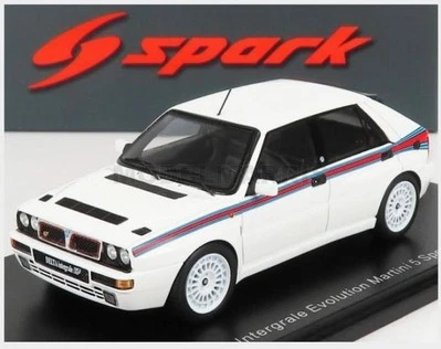 SPARK-MODEL S8992 LANCIA - DELTA HF INTEGRALE EVO MARTINI 5 1992 - WHITE - 1/43 - Immagine 1 di 2