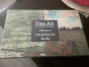 Fine Art Collection Monet doppelseitiges 1000-teiliges Puzzle Robert Frederick NEU - Bild 1 von 3