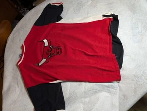 VINTAGE AUTHENTIC CHICAGO BULLS CHAMPION SEWN XX LARGE JORDAN ERA 90s NBA - Picture 1 of 7