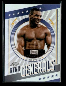 Mike Tyson 2024 Topps Chrome Boxing Ring Generals Refractor #RG-4 ② - Picture 1 of 2
