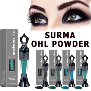Kohl Powder Eyeliner-100% Natural Egyptian Style Eyeliner in Power Foram M akeup - Picture 1 of 24