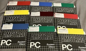 Disques système PC Amstrad - 5,25 disques - MS Dos et utilitaires Joblot X 9 - Photo 1/7