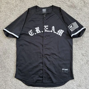 🔴Wu-Tang Baseball Jersey Size Medium Rare Black WuTang Ghostface Killah Raekwon - Picture 1 of 14