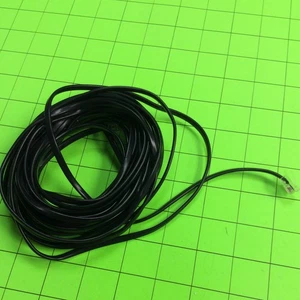 Telephone 25FT Black Two Line Telephone Cable Cord - Picture 1 of 6