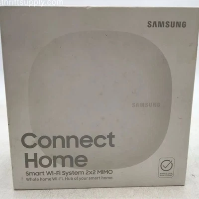 Samsung Connect Home Smart Wi-Fi System MU-MIMO ZigBee Bluetooth White - Image 1 of 4