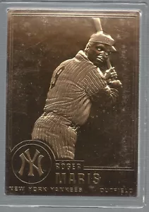 Carta oro 22 kt Roger Maris 2003 Danbury nuova di zecca sigillata # 142 - Foto 1 di 1