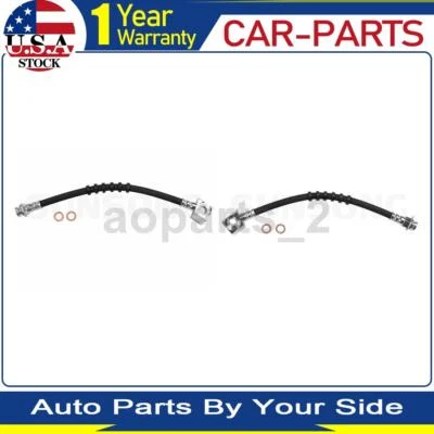 Front Brake Hose Line For Lincoln Town Car 1990 1989 1988 1987 1986 1985 1984 - Image 1 of 4