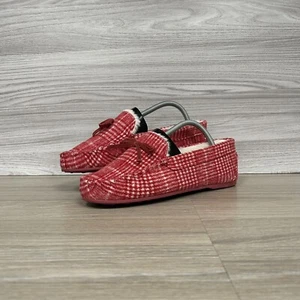 Zapatillas Hotter Cherish Talla 7 Nuevas Sin Cordones Rojo Blanco Sherpa Pelusa Para Mujer’s - Imagen 1 de 12