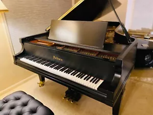 SALE Baldwin SD-6 Concert Grand Piano Satin Ebony 9ft Concert Grand Piano - Picture 1 of 12