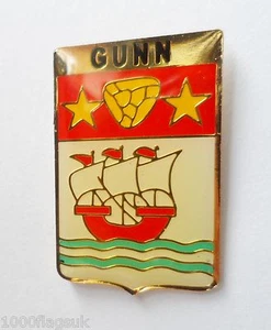 Gunn Clan Schottland schottischer Familienname Wappen Pin Anstecker -  - Bild 1 von 1