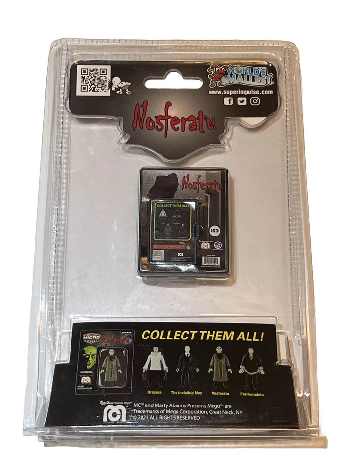 World's Smallest Mego Horror Micro Set of 4 Action Figures Super Impulse