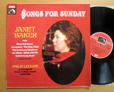 ASD 3981 Songs For Sunday Janet Baker Philip Ledger EMI 1981 NM/EX - Image 1 of 4