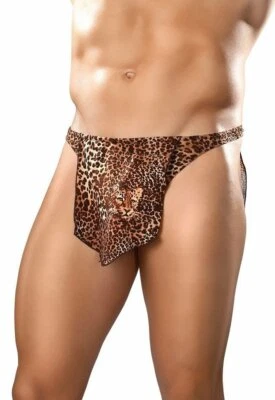 MALE POWER TARZAN THONG Leopard Loincloth Animal Jungle Men's Underwear Lovefifi - Image 1 of 4
