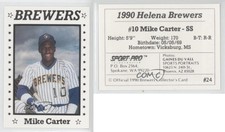 1990 Sport Pro Helena Brewers Mike Carter #24