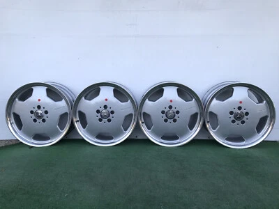 MERCEDES BENZ SL500 SL600 AMG MONOBLOCK 18" GENUINE FACTORY OEM WHEELS RIMS SET  - Image 1 of 4