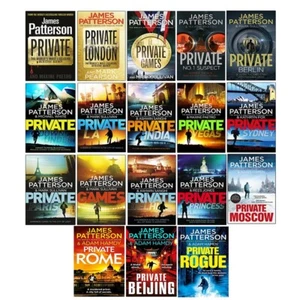 James Patterson Private Series Collection 1-18 Books Set Private, London, Games - Picture 1 of 4