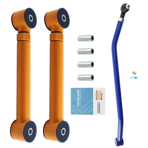 2X OBERER QUERLENKER HINTEN + SPURSTANGE VORNE FOR JEEP WRANGLER TJ 1997-06 NEW - Picture 1 of 13