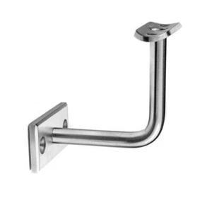 Acciaio Inox Supporto per Corrimano Con Piastra di Supporto Rohrstütze - Foto 1 di 6