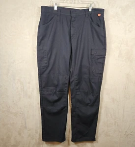 Bulwark FR Pants Mens 38 Blue Chino Work Utility NFPA CAT 2 Arc 2112 Mens 38x31 - Picture 1 of 20